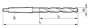 Spiralbohrer lang 5.00 mm