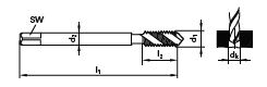 Maschinen-Gewindebohrer SL M 4