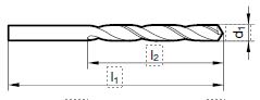 Spiralbohrer lang 3.90 mm