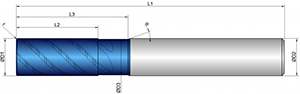 VHM Schruppfräser    8.00 mm