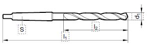 Spiralbohrer überlang, Reihe 1 18.50 mm