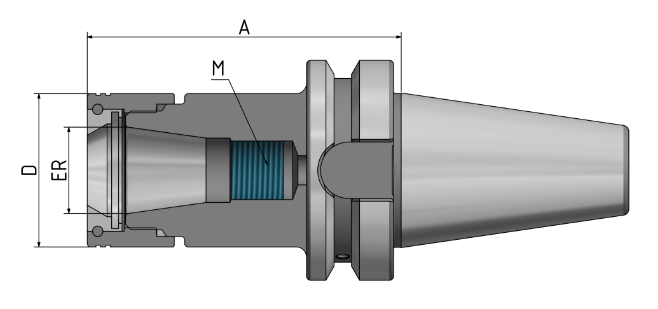 Spannfutter Hawk Eye®  BT40-160 ER25