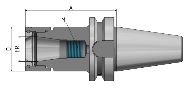 Spannfutter Hawk Eye®  BT50-70 ER25