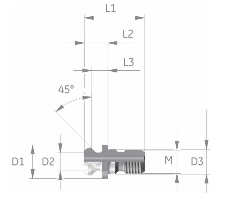 Anzugsbolzen ANSI-CAT BT 40 mit DB 