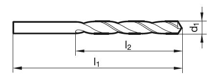 Spiralbohrer lang 4.00 mm