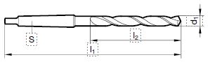 Spiralbohrer überlang, Reihe 2 20.00 mm
