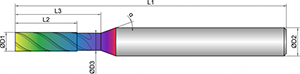 VHM Schaftfräser    4.00 mm