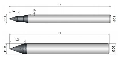 VHM Gravierfräser    4.00 mm