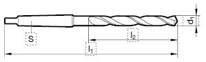 Spiralbohrer extra lang 15.00 mm
