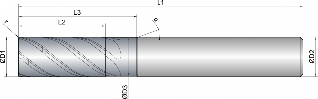 VHM Trochoidalfräser   10.00 mm