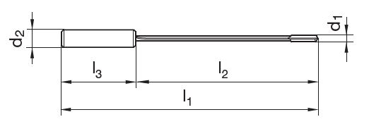 Einlippenbohrer E80 80 x D 5.95 mm