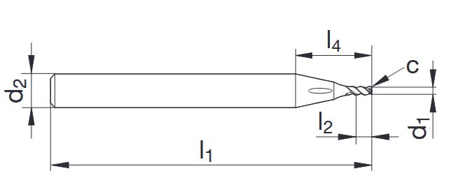 VHM Schaftfräser TF 100 MULTI-MILL   3.00 mm