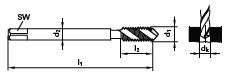 Maschinen-Gewindebohrer SL M 20