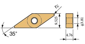 VNMG160404MS PR1535