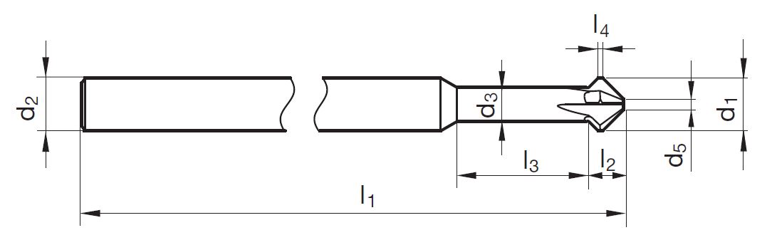 Vor-/und Rückwärtsentgrater    4,00 mm