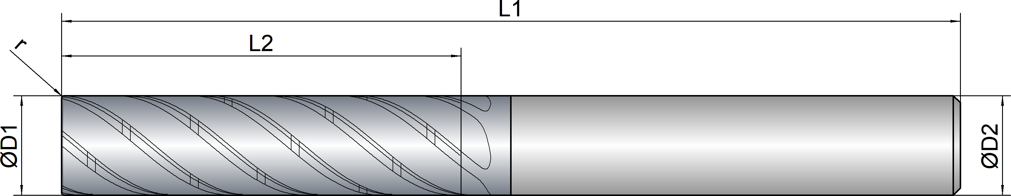 VHM Trochoidalfräser   12.00 mm