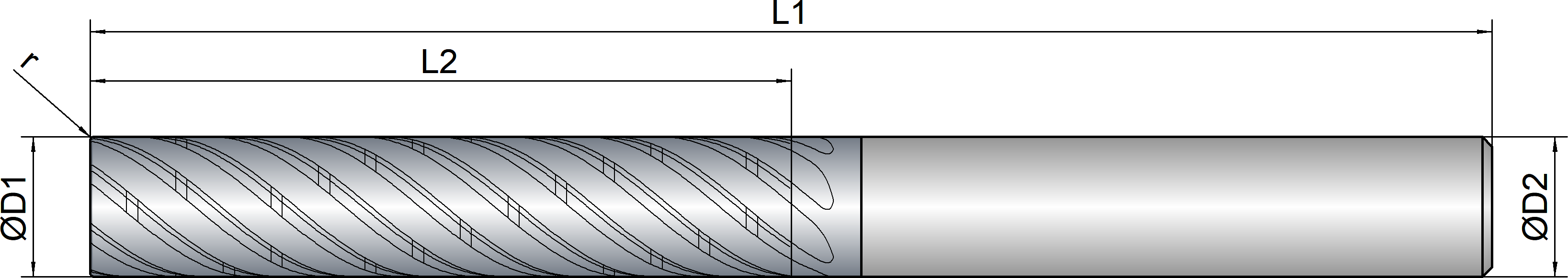 VHM Trochoidalfräser   12.00 mm
