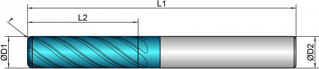 VHM Torusfräser ETC    8.00 mm