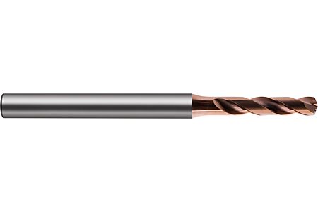 Kleinstbohrer 3 x D mit Kühlkanälen 1.28 mm