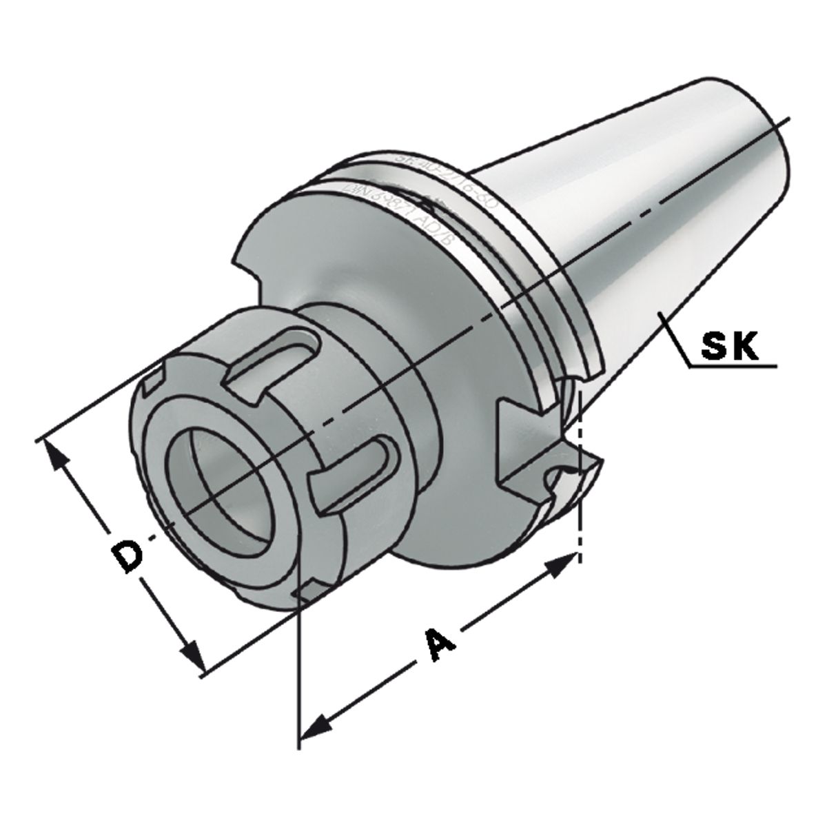 Spannfutter SK 50-2/13-100 ER20