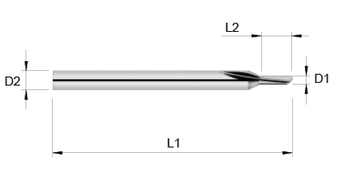 VHM Schaftfräser     1.10 mm