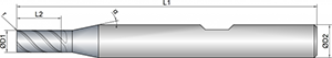 VHM Schaftfräser     4.00 mm