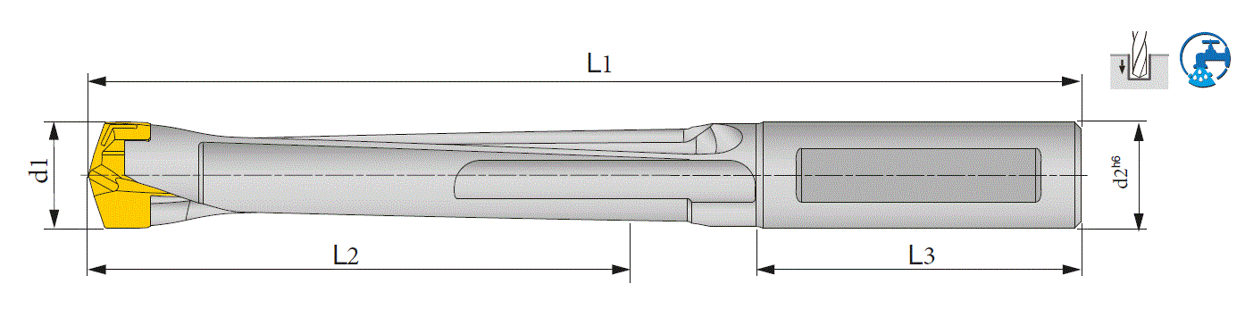 DRILLMEISTER / 5 x D / ø 8.00-8.4 mm