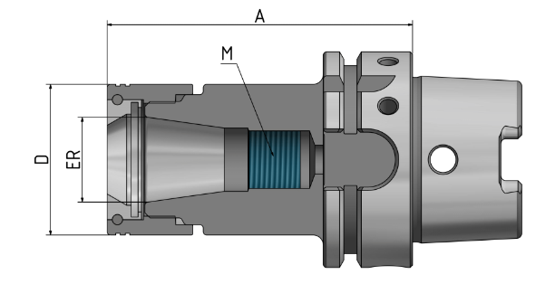 Spannfutter Hawk Eye® HSK A63-130 ER32