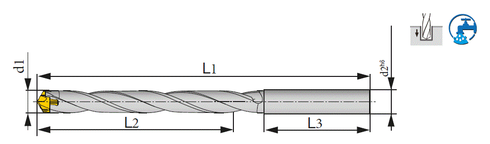 DRILLMEISTER / 8 x D / ø 15.00-15.9 mm