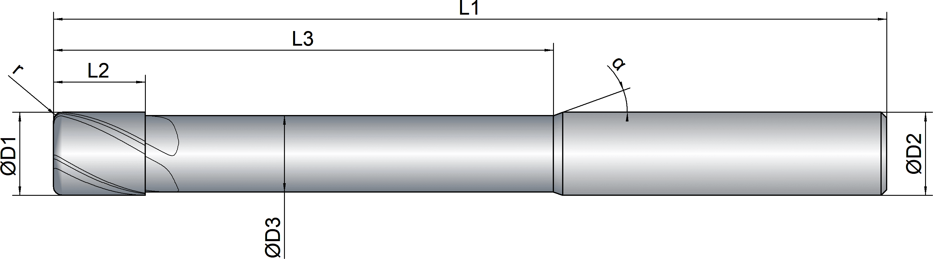 VHM Torusfräser     8.00 mm