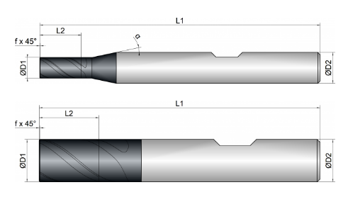 VHM Schaftfräser   12.00 mm