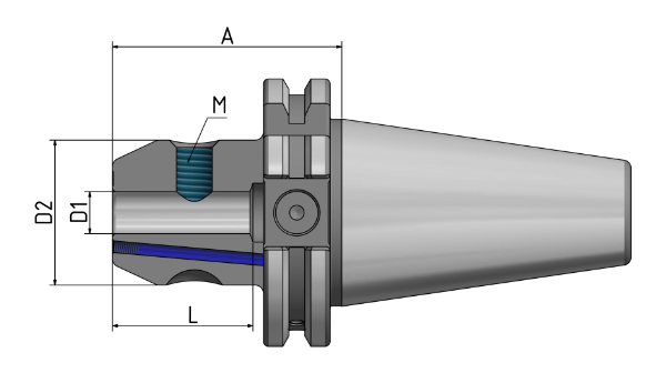 Weldonaufnahme "CT" SK40 14 - 50