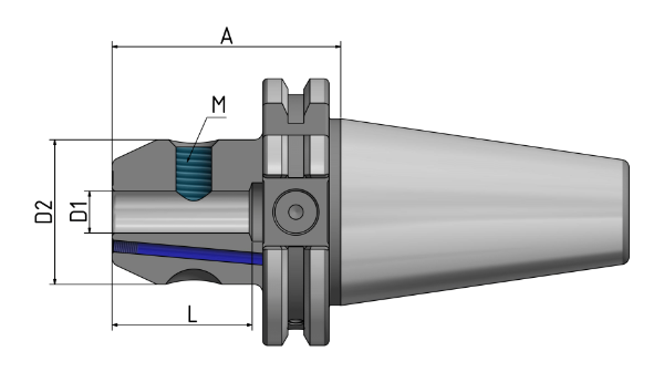 Weldonaufnahme "CT" SK50 10 - 63