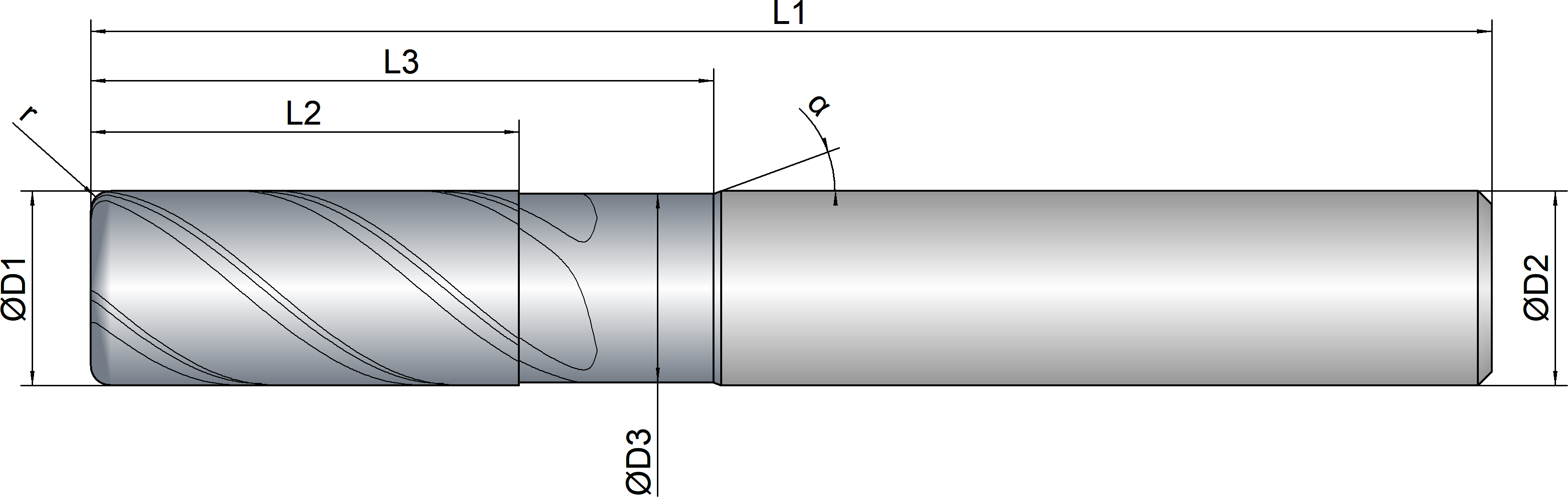 VHM Torusfräser     8.00 mm