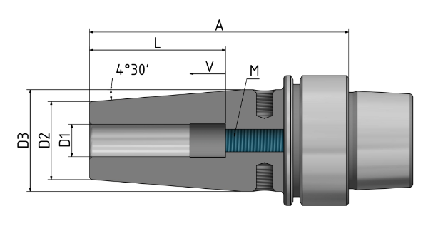 Schrumpffutter 4.5° HSK E50-5-60