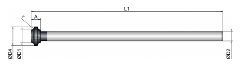 VHM Vor - / Rückwärtsviertelkreisfräser    7.60 mm
