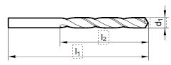 Spiralbohrer extra lang 12.00 mm